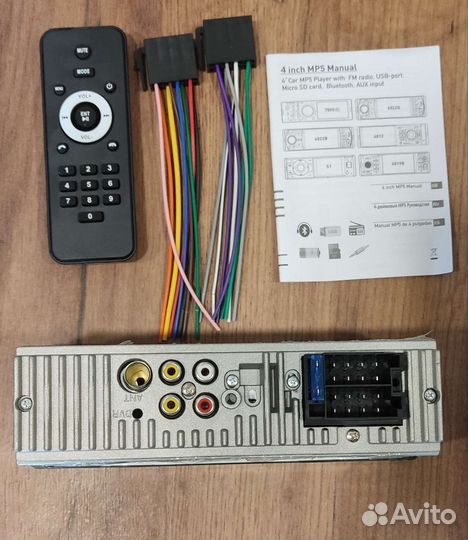 Магнитола 1 din мр5 с экраном