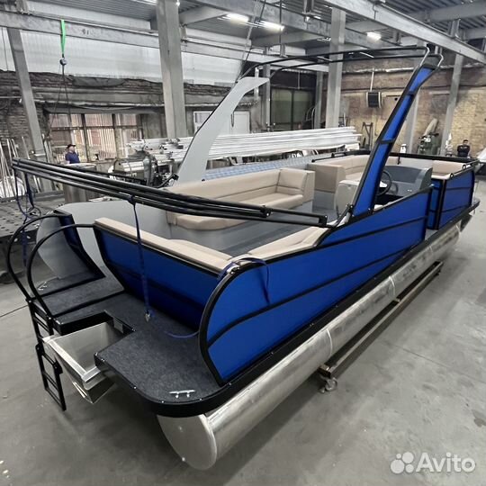Понтонный катамаран для туризма BRO pontoon 80