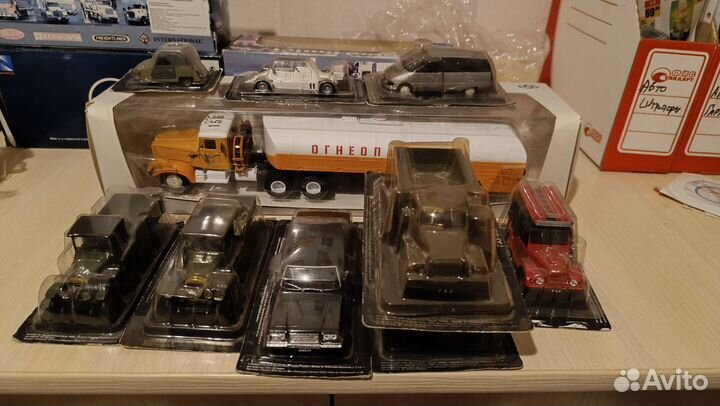 Модели грузовиков, легковые