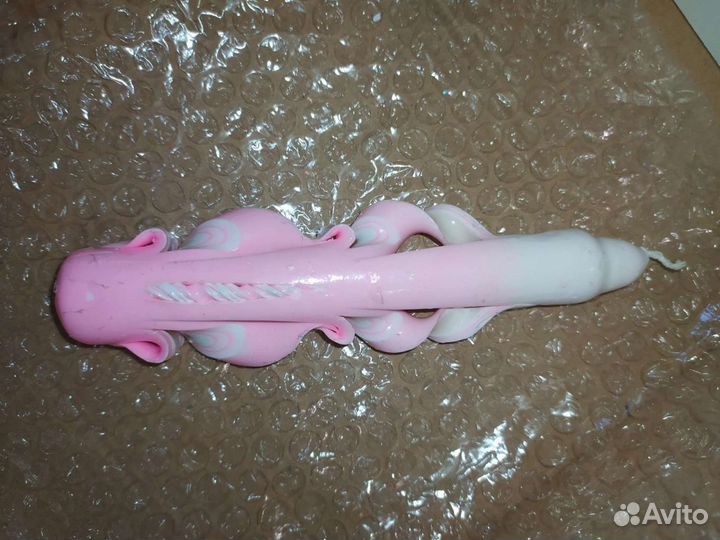 Свеча резная 16-18см. ручная работа