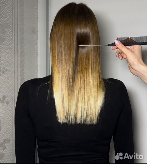 Кератиновое выпрямление