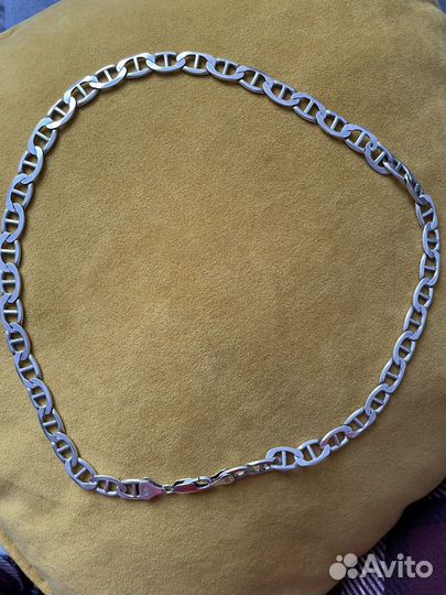 Мужская серебряная цепь