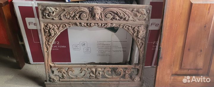 Портал для камина чугунный