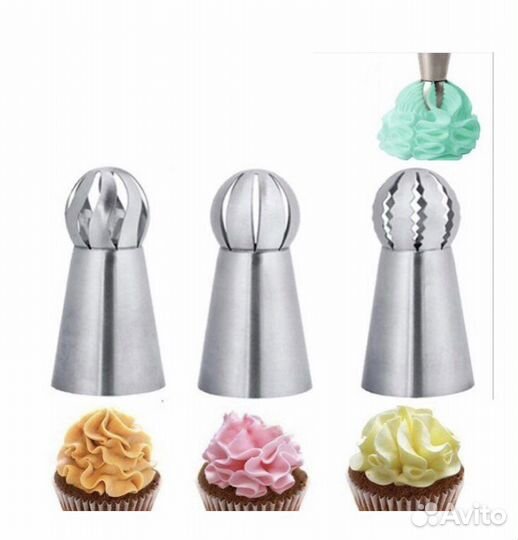 Набор насадок кондитерских из нержавеющей стали