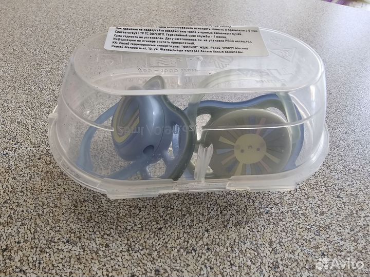 Соска пустышка avent 0 6