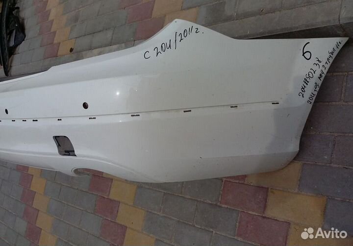 Бампер задний мерседес С 204 A 2048850238