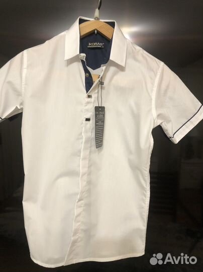 Рубашка белая для мальчиков