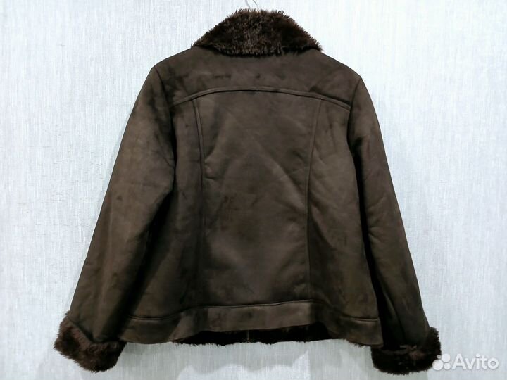 Новая дубленка женская 46