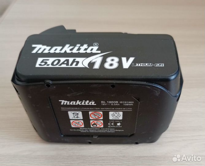 Аккумулятор makita оригинал