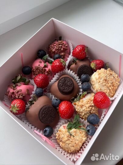 Клубника в шоколаде набор