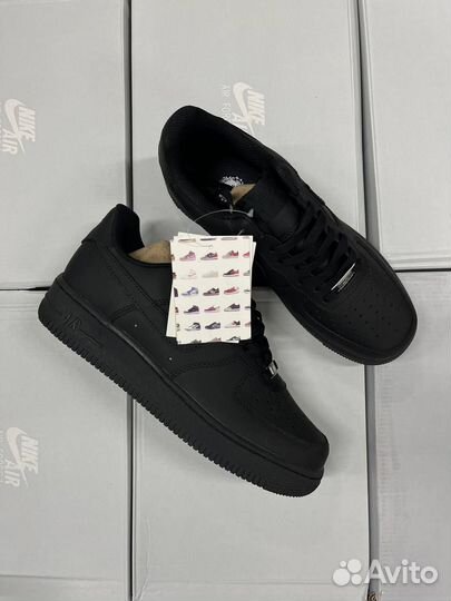 Nike Air Force 1 low черные