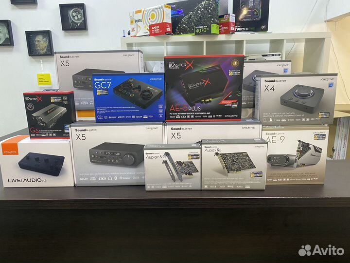 Новые звуковые карты Creative