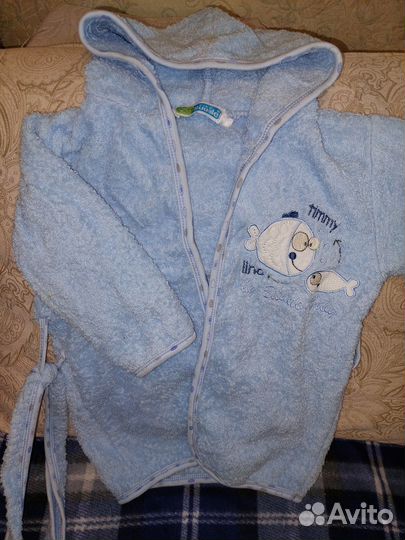 Детский махровый халат