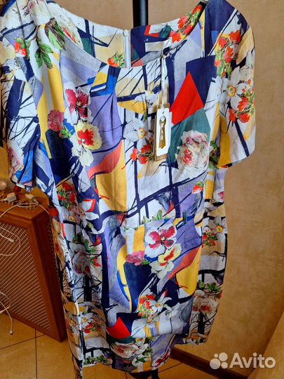 Платье хлопок большой размер Турция lux