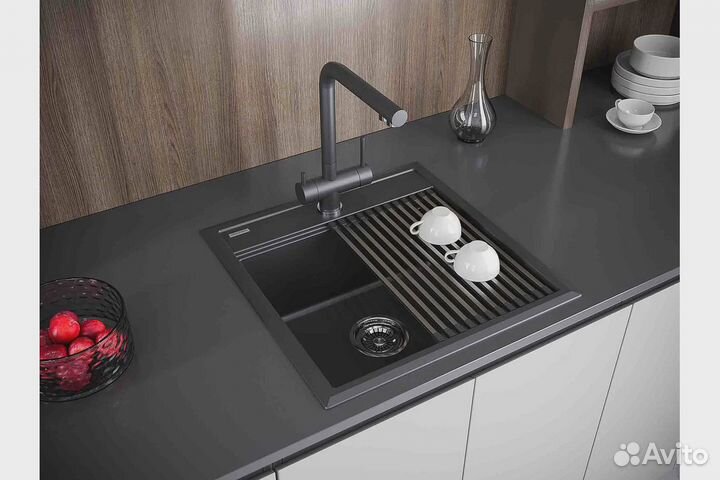 Мойка сталь Paulmark 50 антрацит PM115051-AN