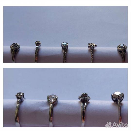 Кольцо серебро 925