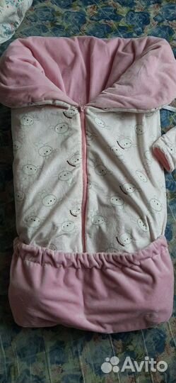 Комбинезон для девочки + одеяло-конверт