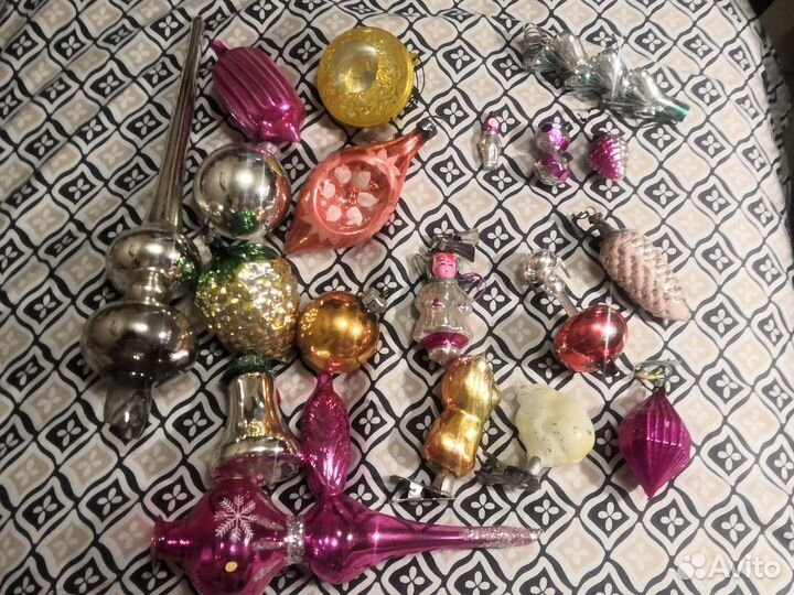 Елочные игрушки СССР одним лотом