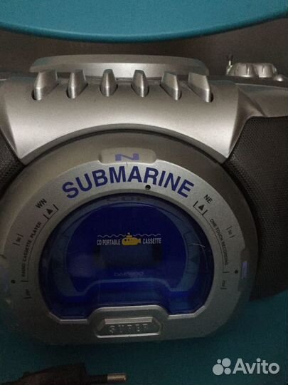 Бумбокс daewoo серебристый submarina