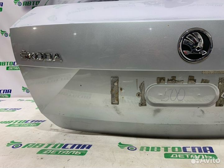 Крышка багажника в сборе задняя Skoda Rapid