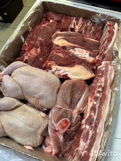 Мясо свинина говядина курица 14-16 кг