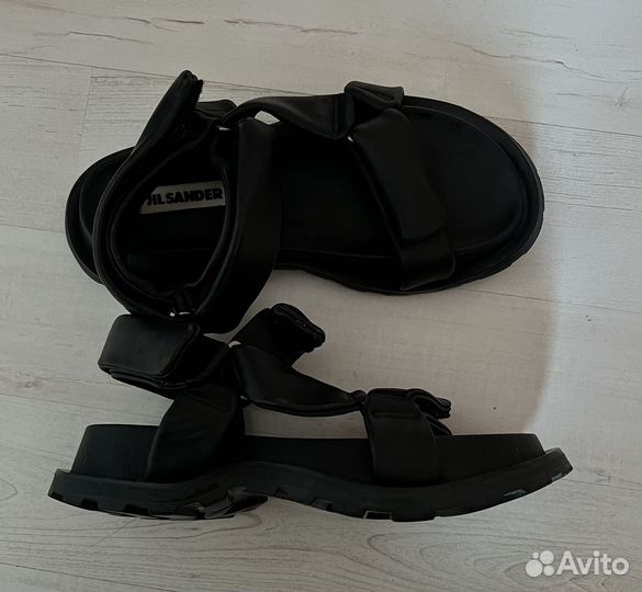 Сандалии в стиле jil sander