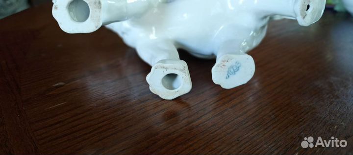 Слон фарфоровый,статуэтка.лфз