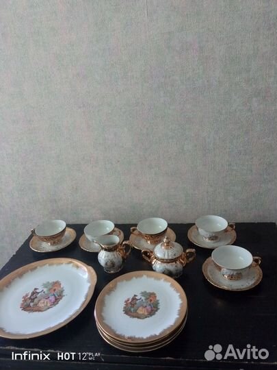 Набор столовой посуды, Бавария, фарфор