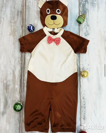 Карнавальный костюм мишка размер 26(104)