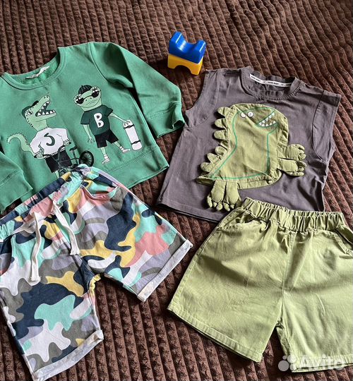 Пакет вещей на мальчика р-р 98-100 (11 шт)