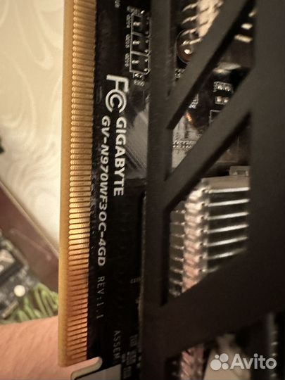 Видеокарта GTX 970 gigabyte