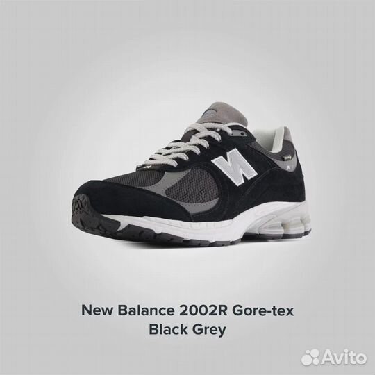 New Balance 2002 R gore TEX Black Grey