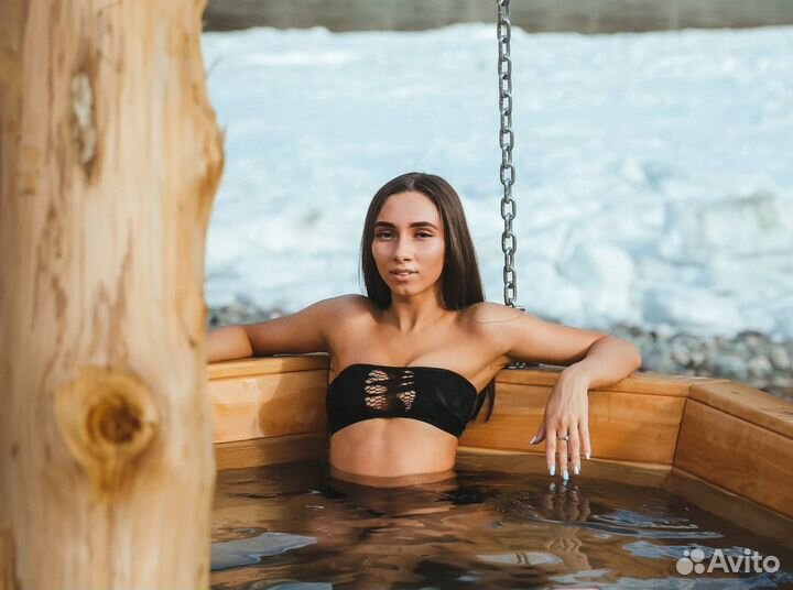 Банный чан на дровах