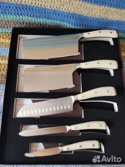 Набор ножей Wusthof Classic Ikon Creme