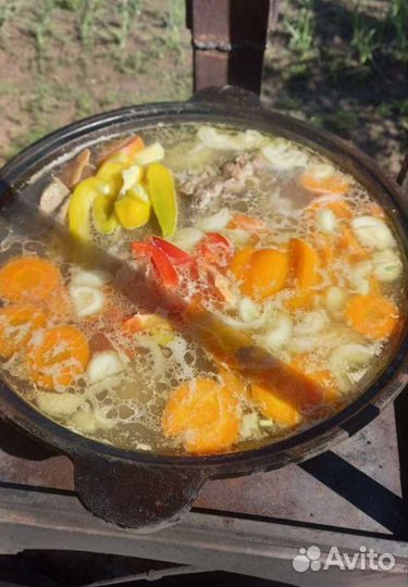 Казан чугунный 12 литров