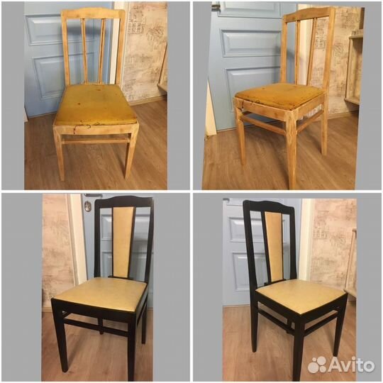 Реставрация, ремонт,перетяжка стульев