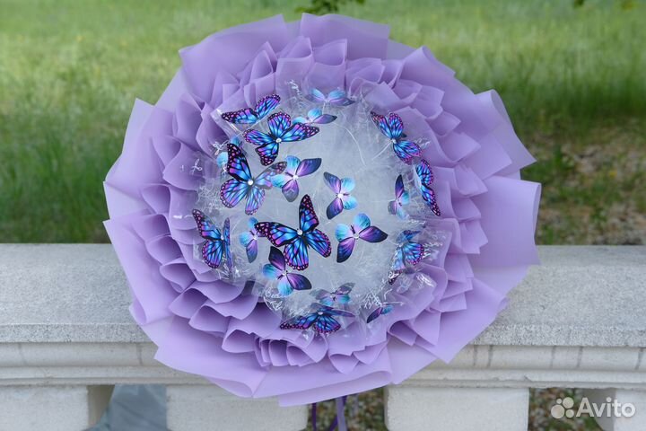 Букет из бабочек-светится