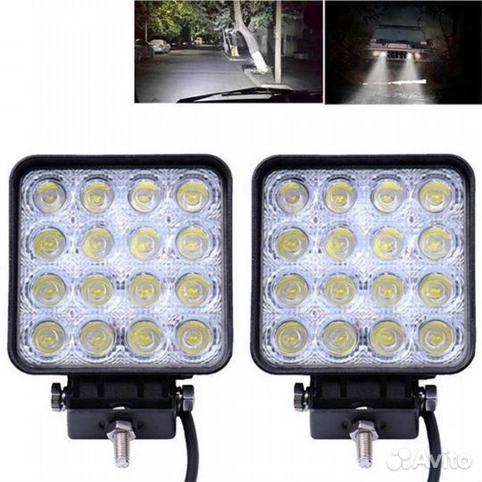 Фара светодиодная 12-24V