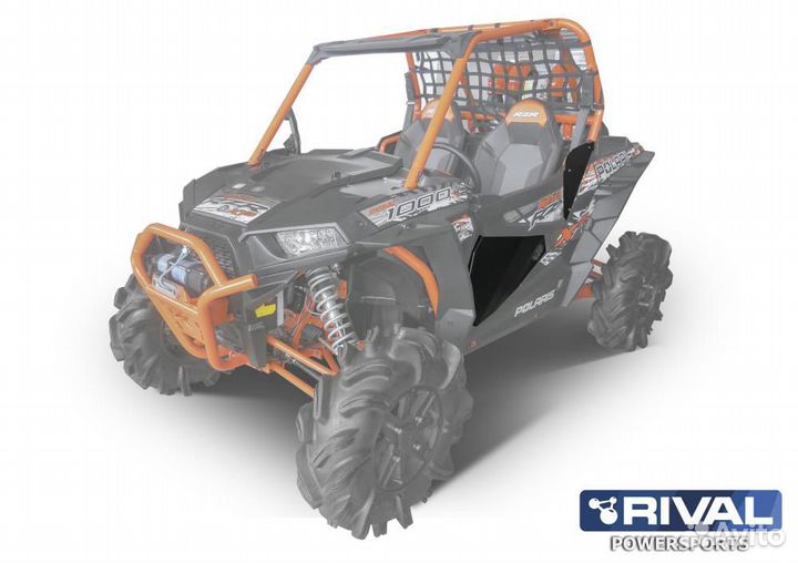 Нижние половины дверей polaris RZR XP 1000 (2014)
