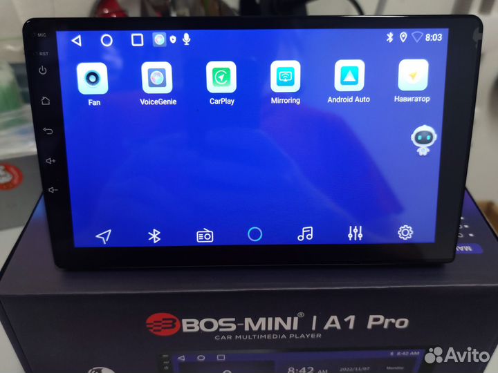 Магнитола Bos-Mini A1Pro 4/64,DSP, Android 12