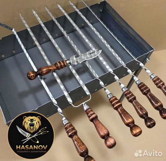 Шампура,двойные шампура,кочерга,нож