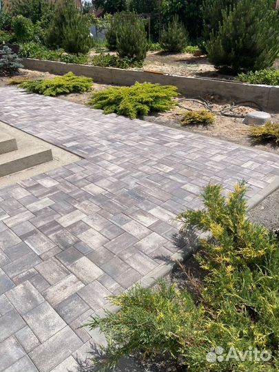 Тротуарная плитка вибропрессованная