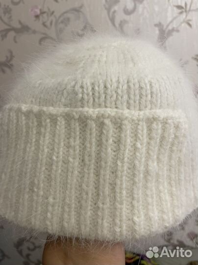 Шапка женская вязаная ручная работа