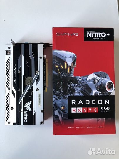 Видеокарта RX 470 nitro + 8gb