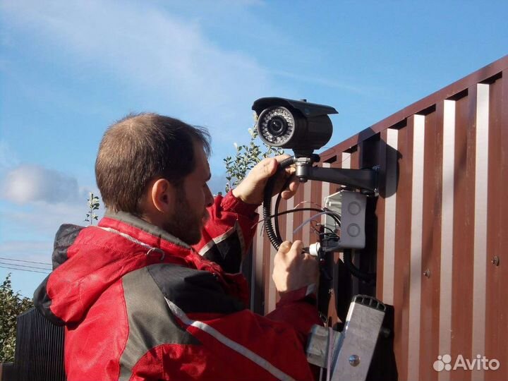 Видеонаблюдение установка