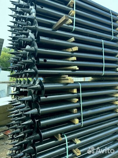 Монтаж винтовых свай