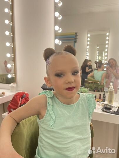 Прическа и макияж для гимнасток/художественная