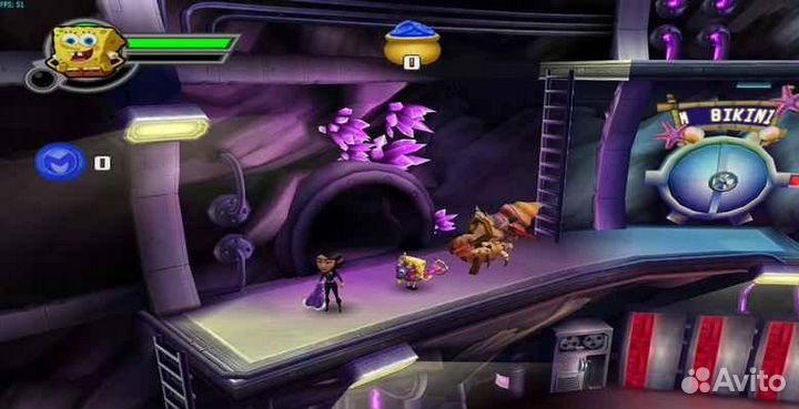 SpongeBobs Squarepants Globs of doom, б/у, множ.ца