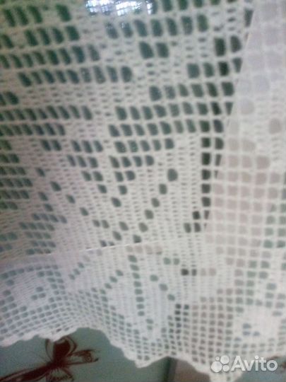 ГотоваяТюль вязаная крючком
