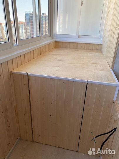 Утепление лоджии, балкона, ламинат, линолеум